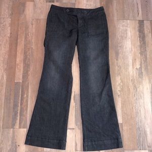 Loft modern flare wide leg jeans. Size 2.